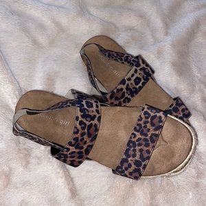 Cheetah Print Madden Girl Platform Sandals